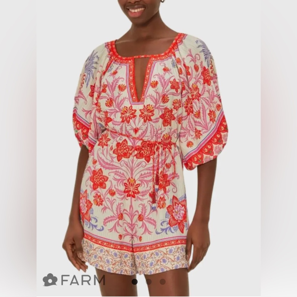 Farm Rio Lisboa romper size small NWOT
